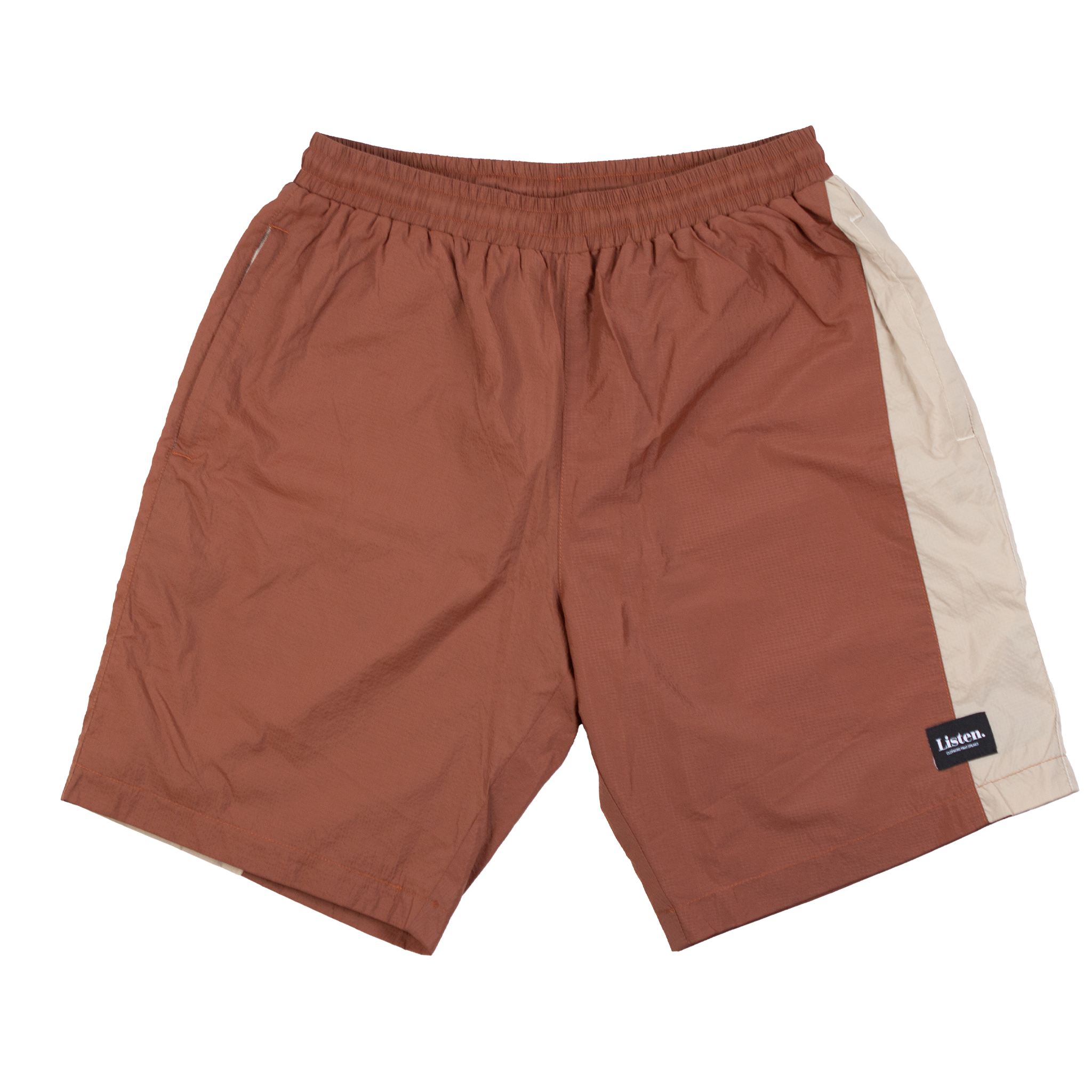 Rainbow walk shorts - Brown