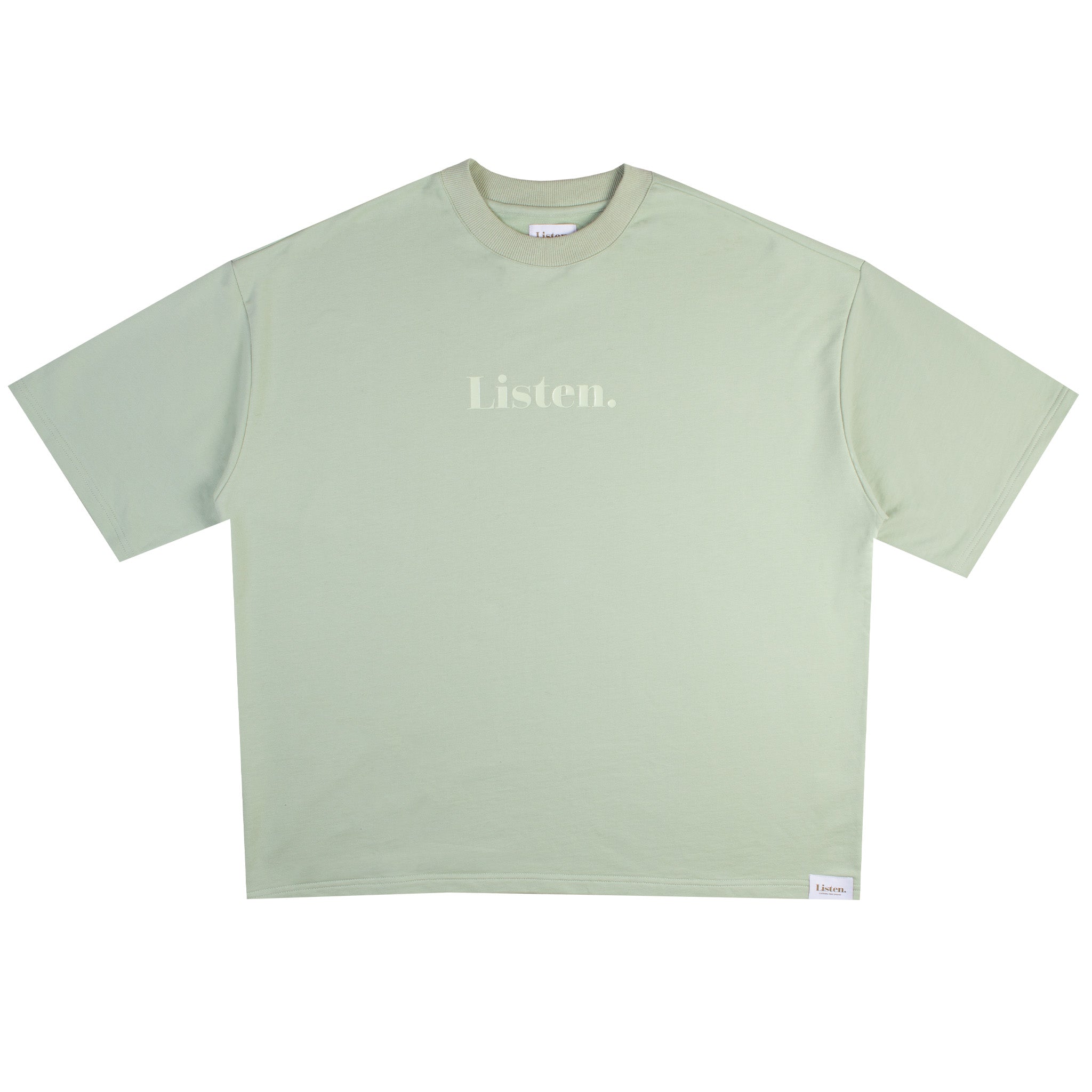 Contrast Logo tee - Spearmint