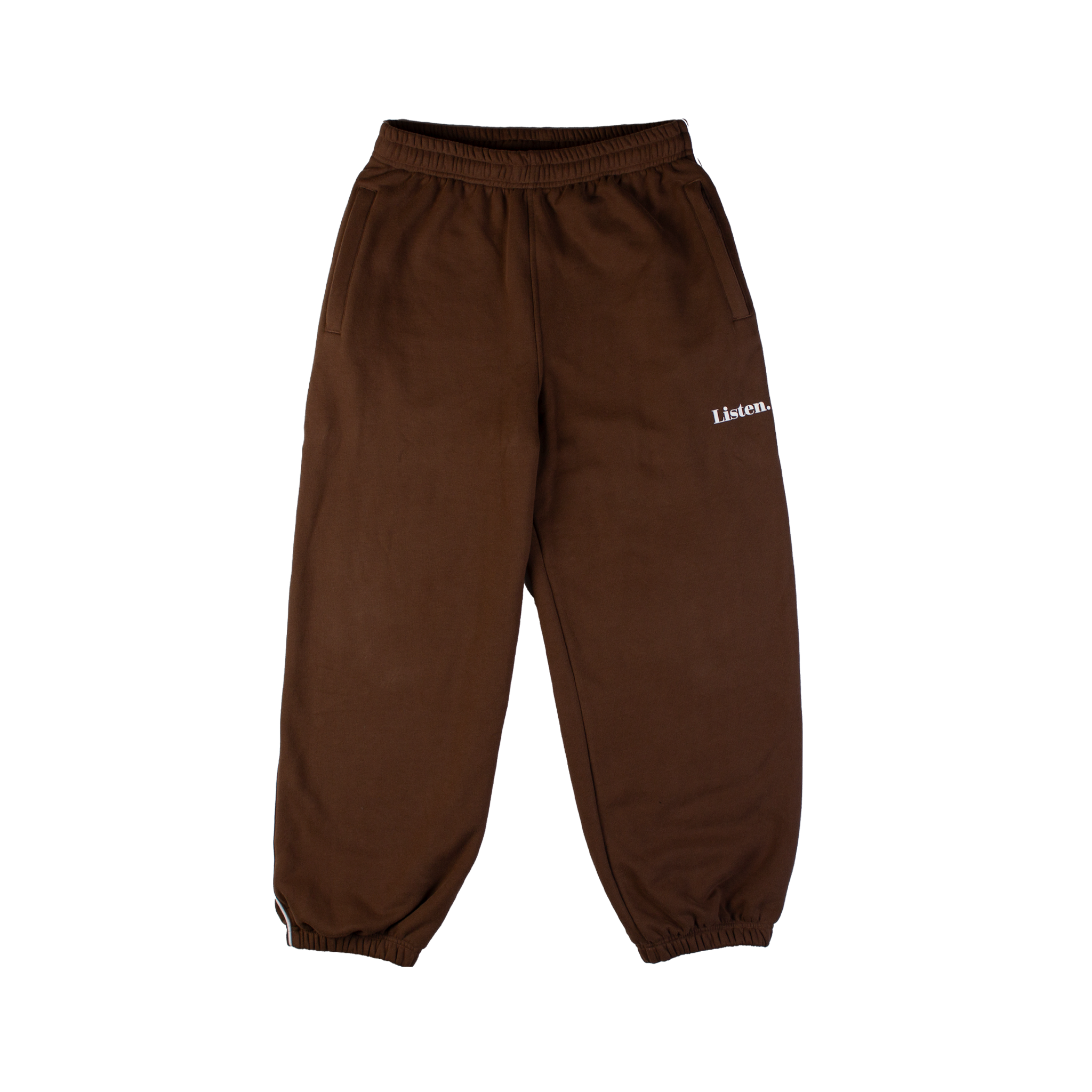 Piping Sweat pants - Brown